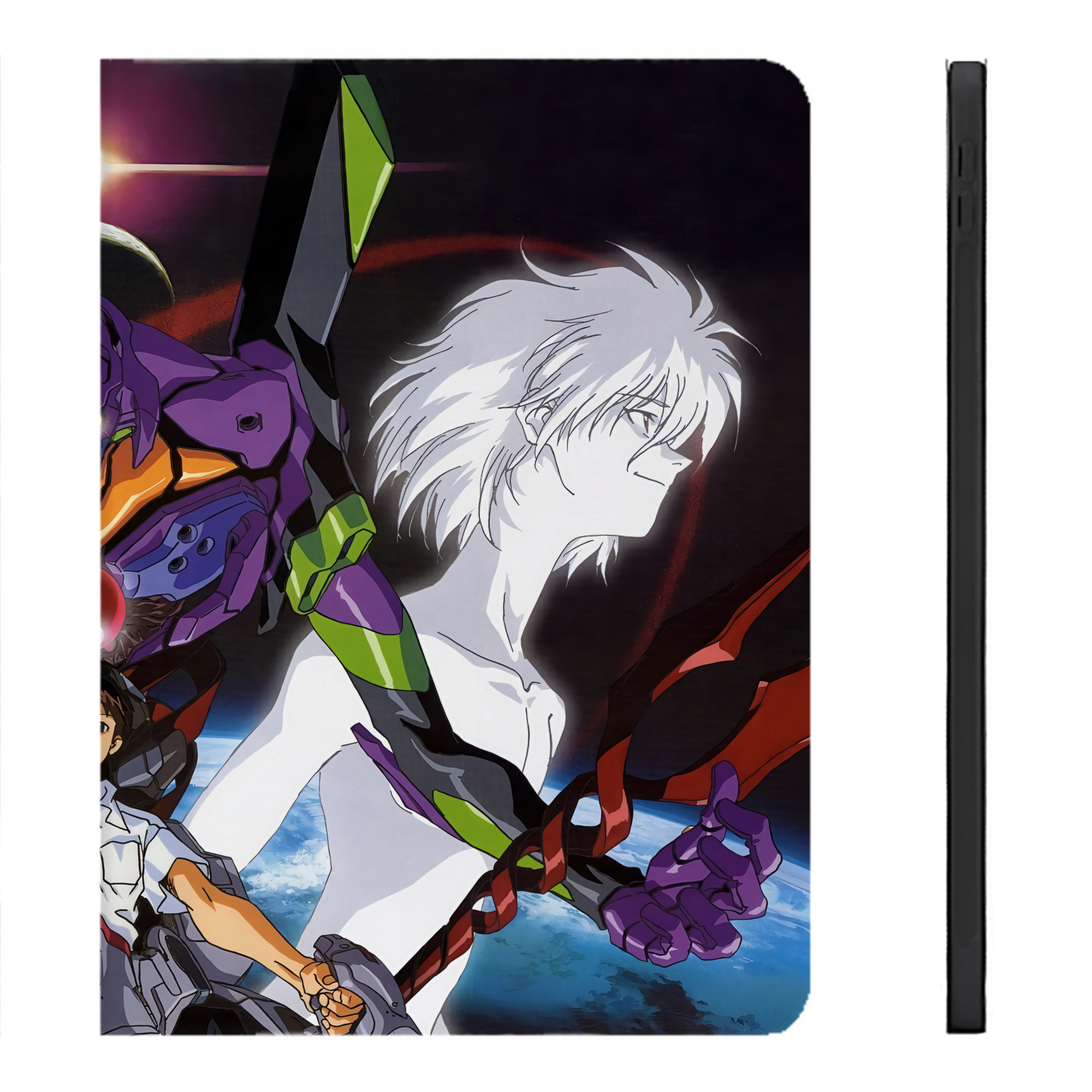 （画像用） EVA 新世紀エヴァンゲリオン IPadケース ペンホルダー付き ブックスタイルデザイン